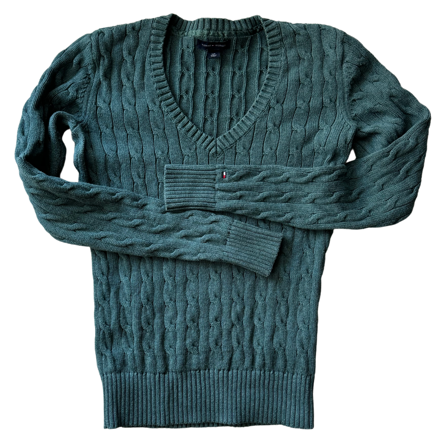 Pull knitwear Tommy Hilfiger Vert - taille S
