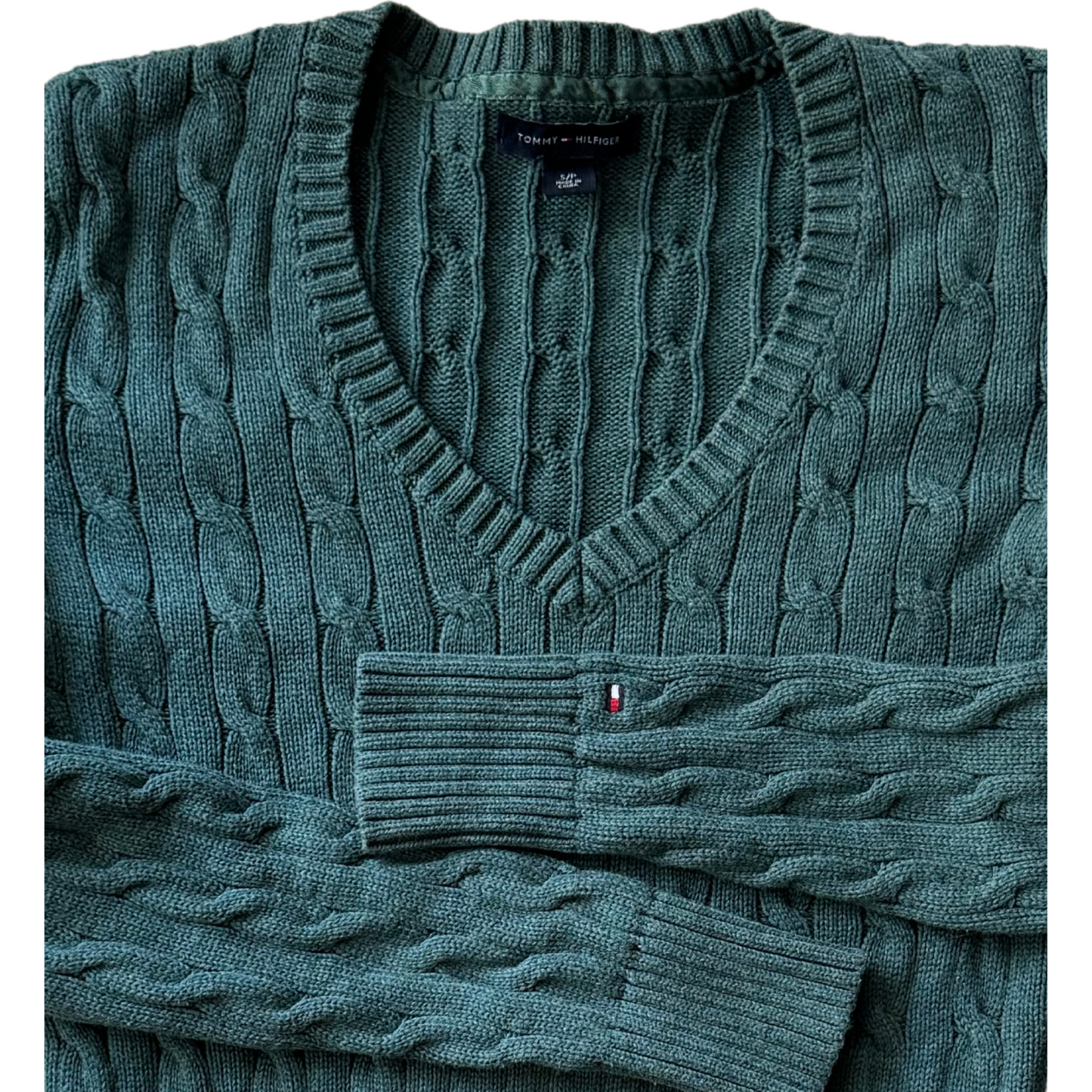 Pull knitwear Tommy Hilfiger Vert - taille S