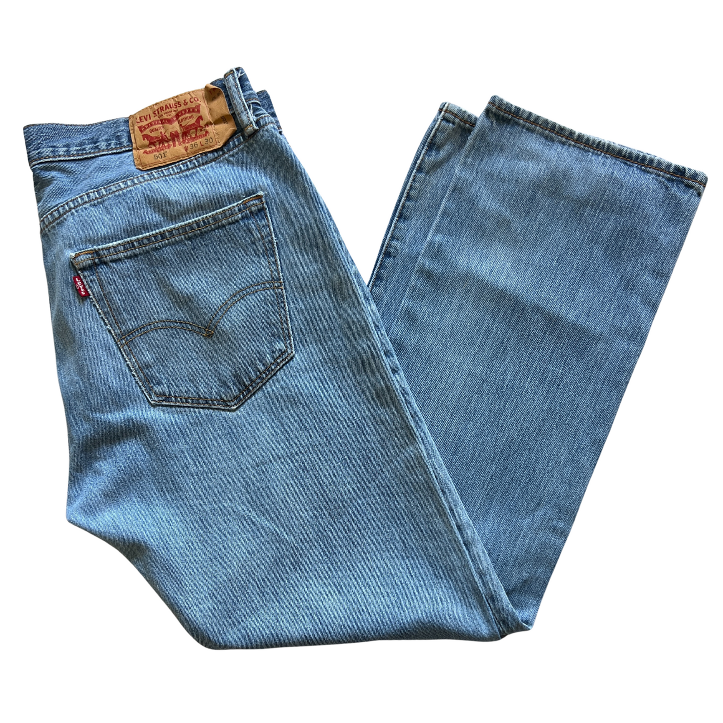 Jeans Levi's® 501® pour hommes Bleu clair - taille W36 L30