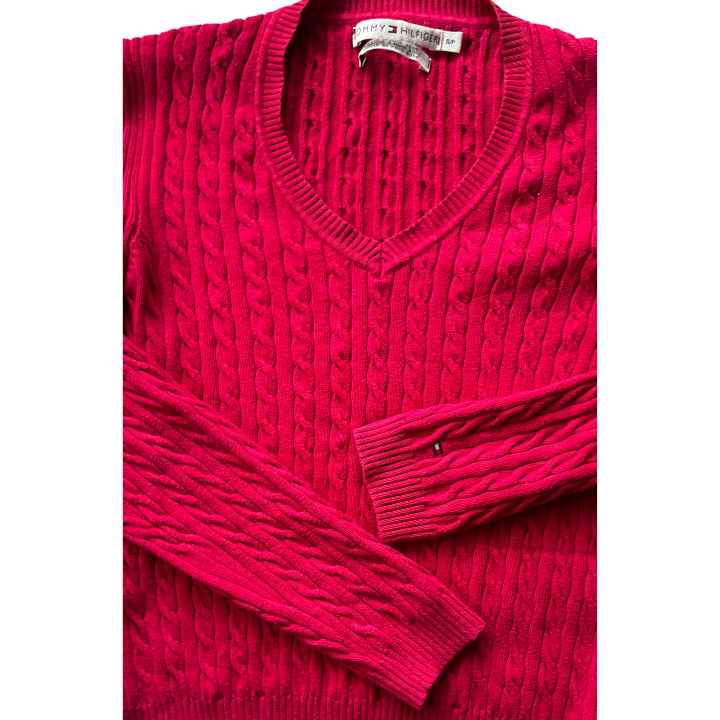 Pull knitwear Tommy Hilfiger Rouge - taille S
