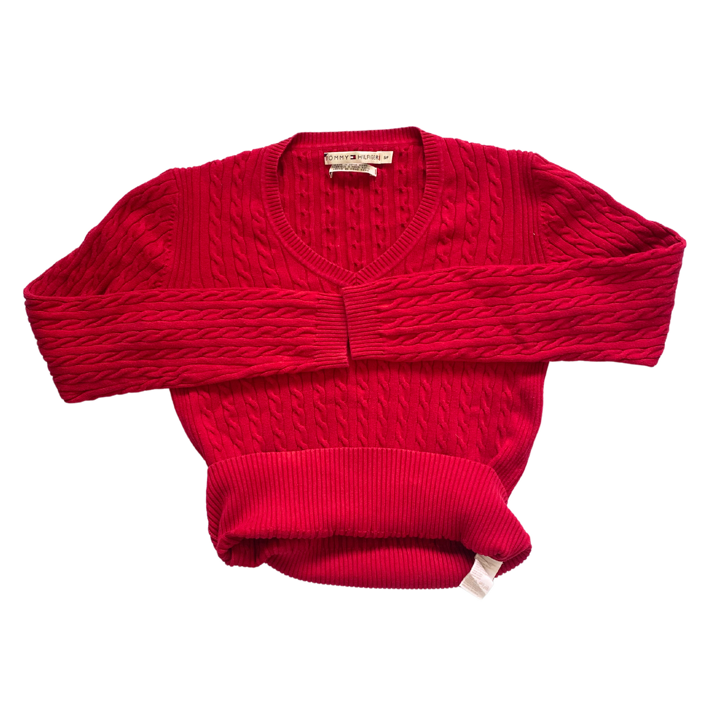 Pull knitwear Tommy Hilfiger Rouge - taille S
