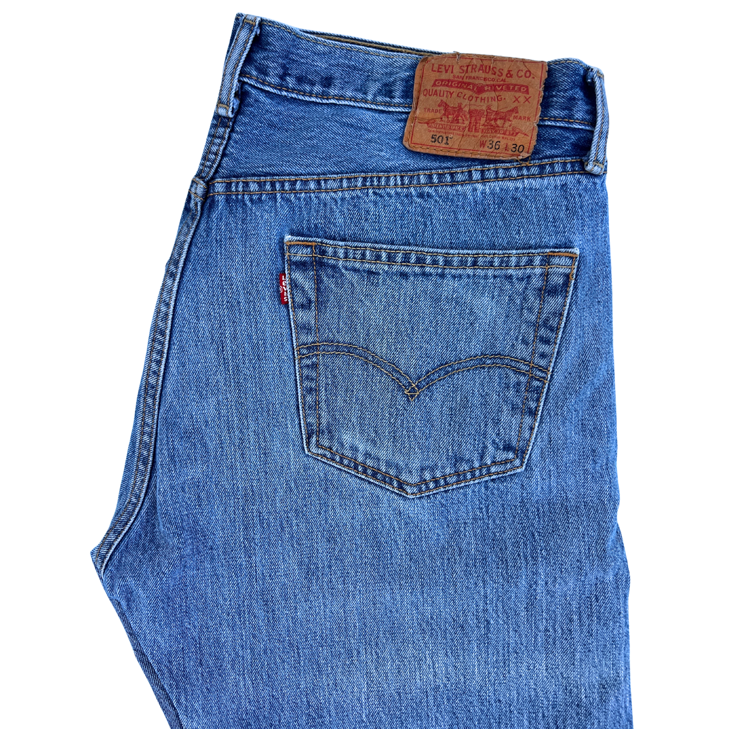 Jeans Levi's 501 Bleu pour hommes - Taille W36 L30