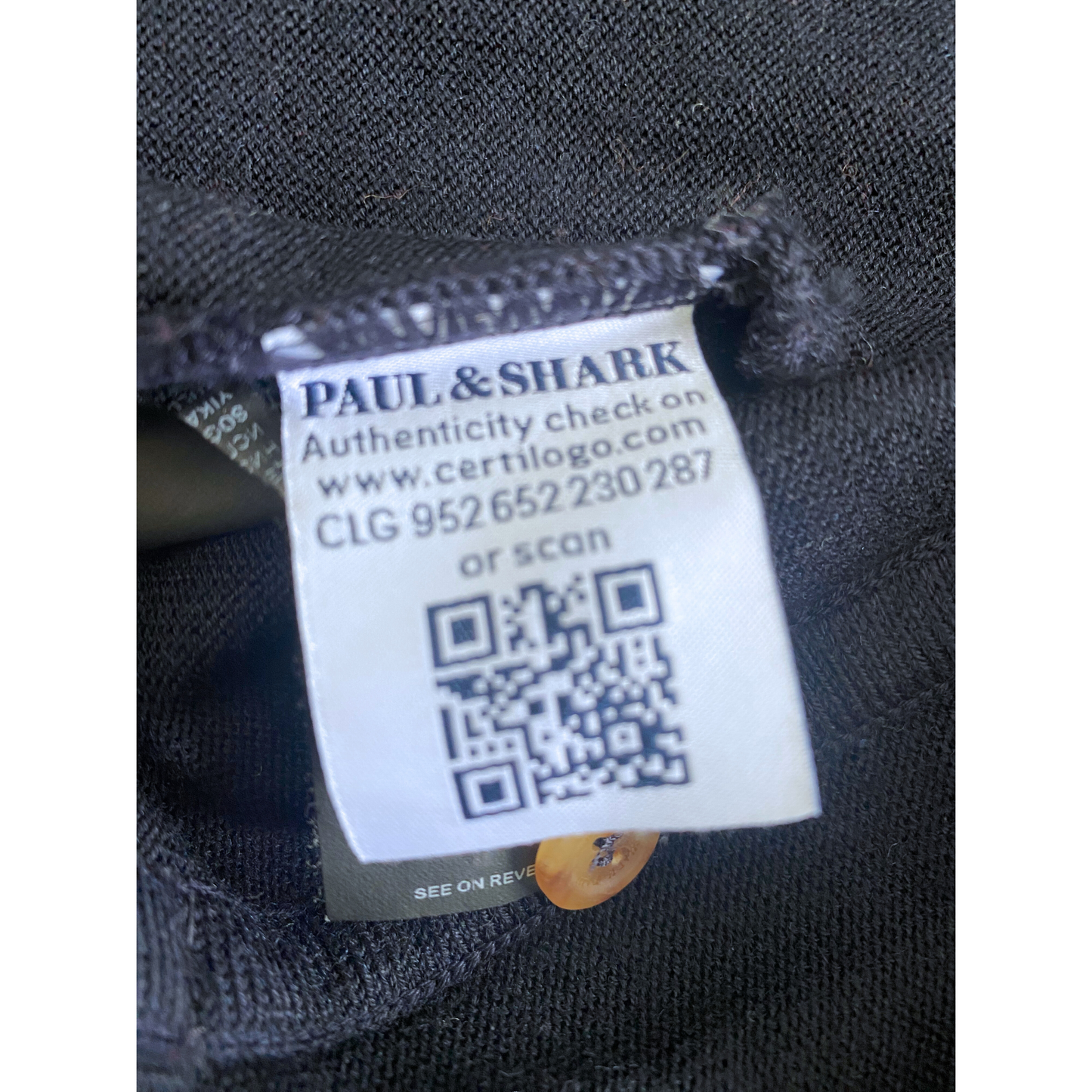 Pull zippé Paul & Shark 100% laine - taille XL