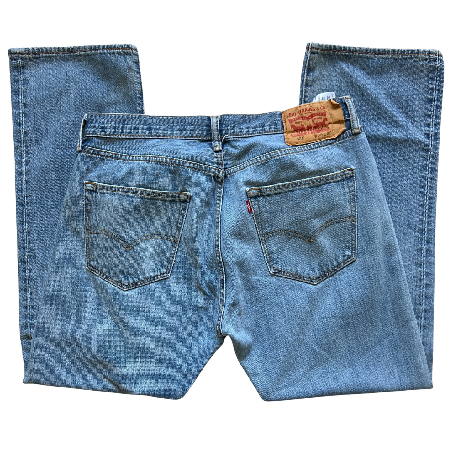 Jeans Levi's® 501® pour hommes Bleu clair - taille W36 L30