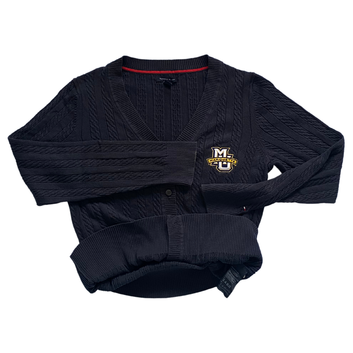 Rare & Vintage - Cardigan knitwear Tommy Hilfiger - taille L