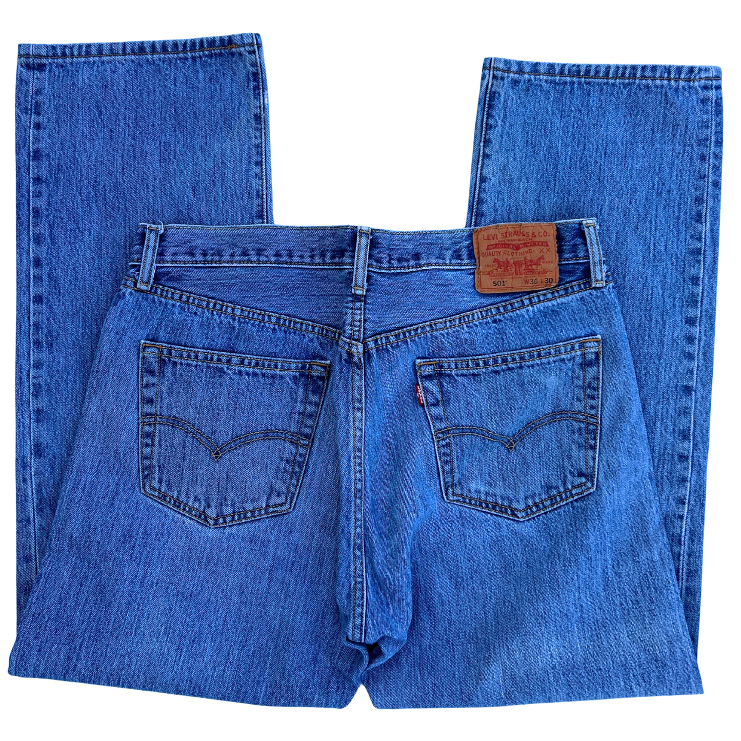 Jeans Levi's 501 Bleu pour hommes - Taille W36 L30