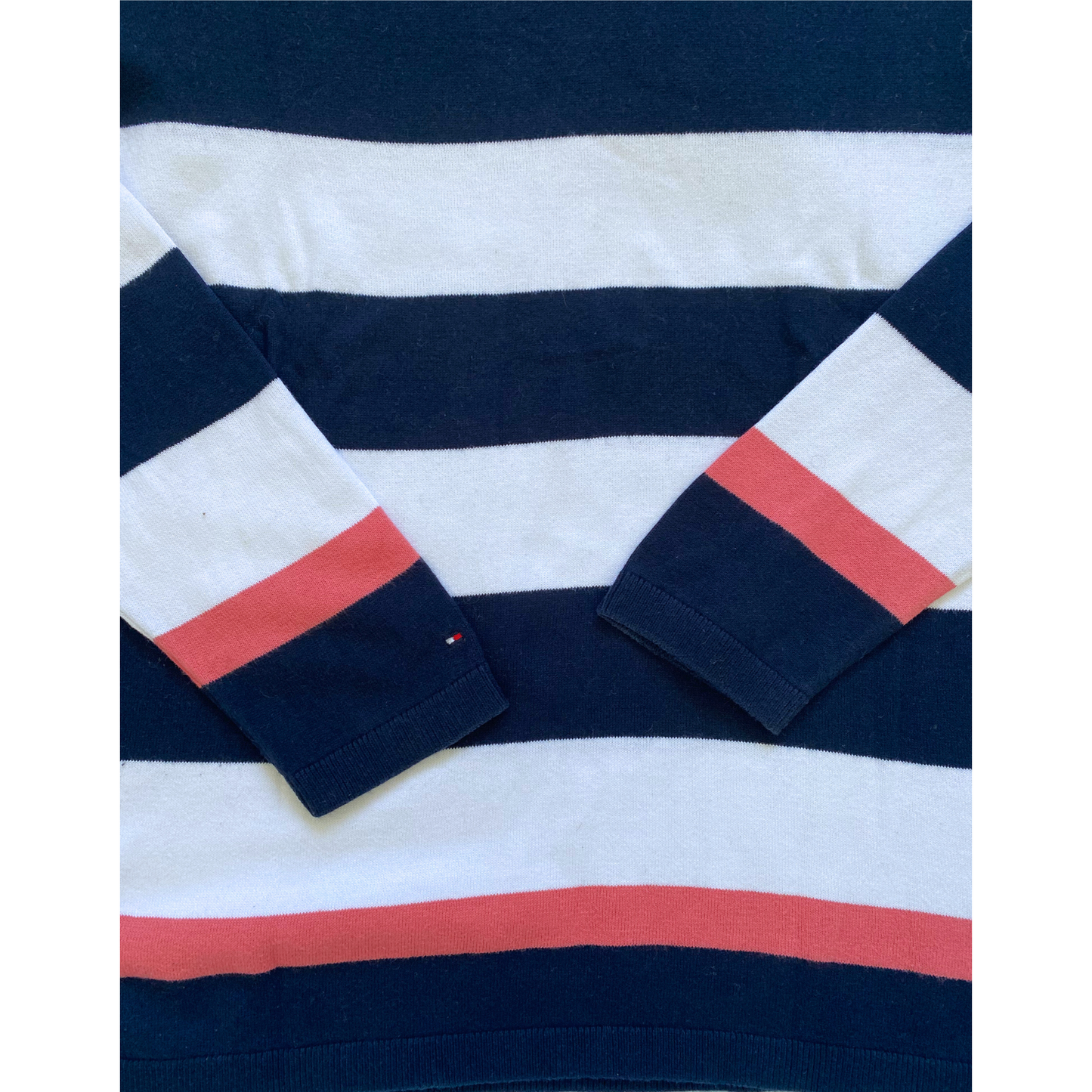 Pull col V Tommy Hilfiger en coton - taille M