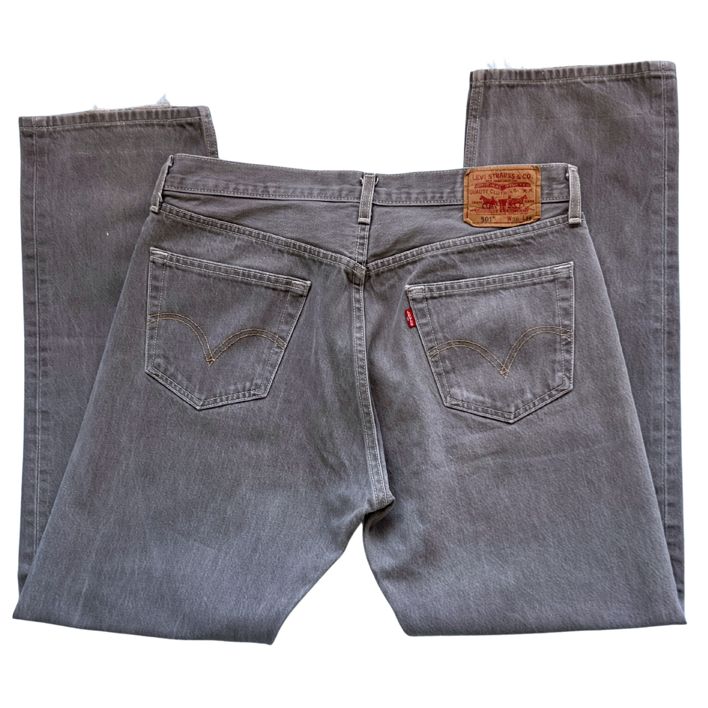 Jeans Levi's® 501® pour hommes gris - taille W34 L32