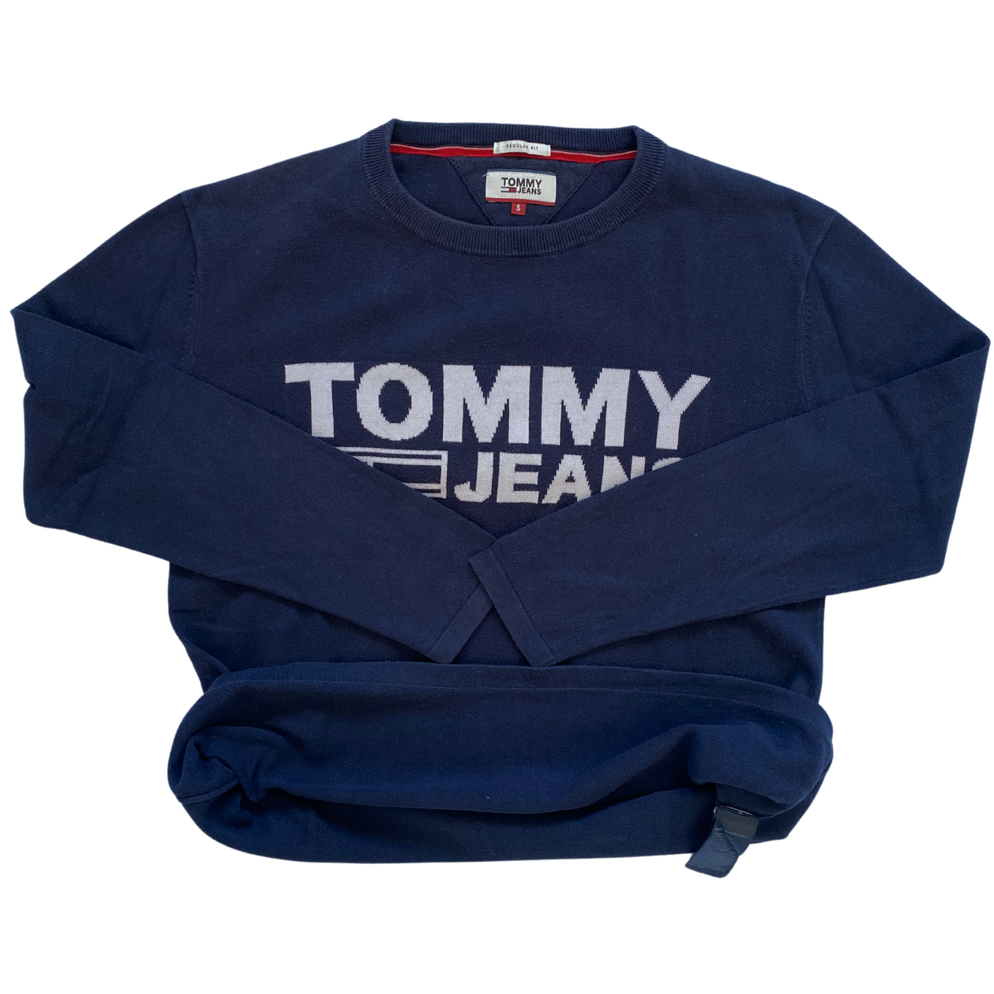 Pull col rond Tommy Hilfiger en coton - taille S