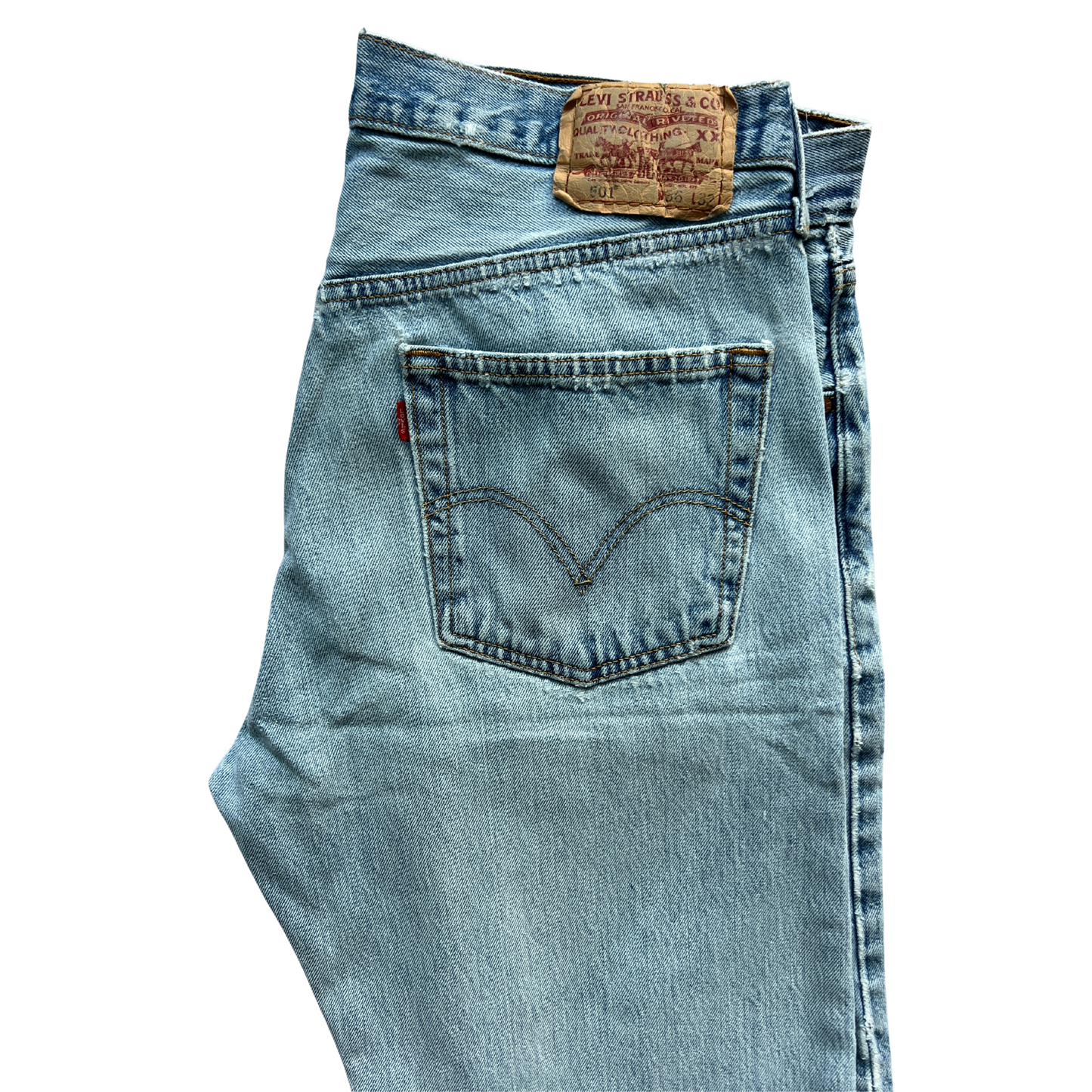 Jeans Levi's® 501® pour hommes Bleu clair - taille W36 L32