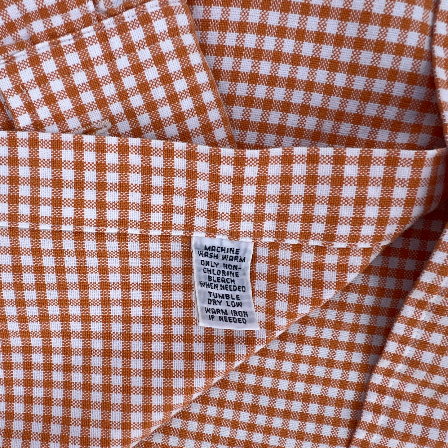 Chemise Ralph Lauren pour hommes Blanche petits carreaux oranges - taille XXL (fits XL)