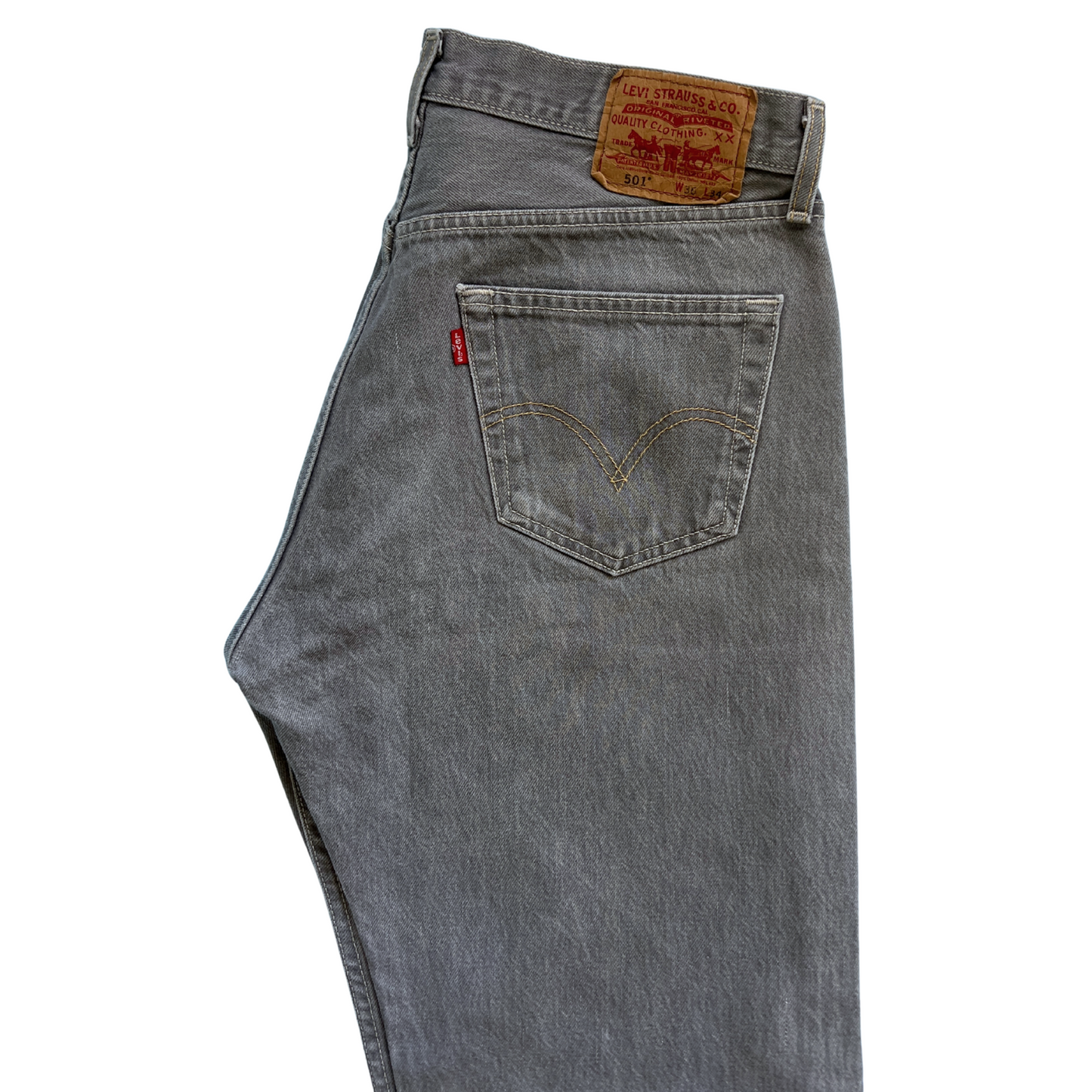 Jeans Levi's® 501® pour hommes gris - taille W34 L32