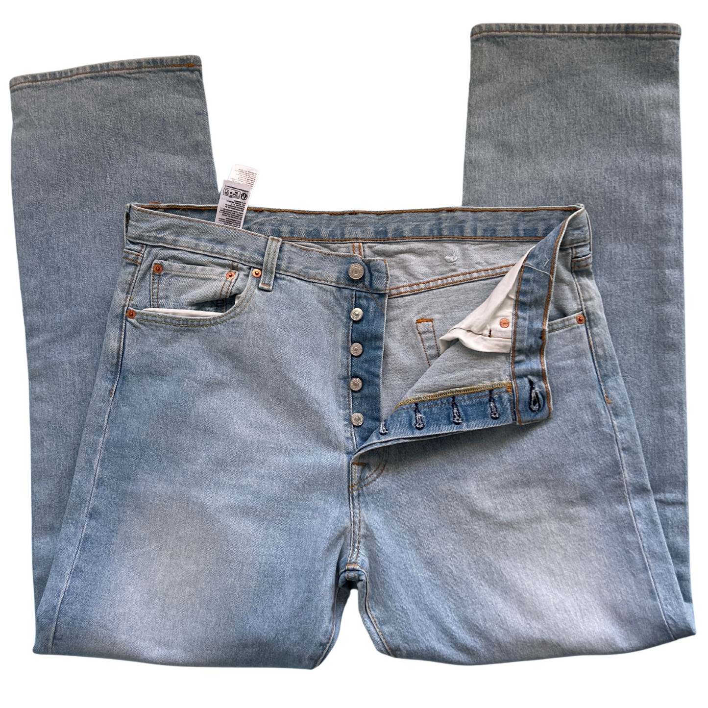 Jeans Levi's® 501® pour hommes Bleu Clair - taille W38 L32