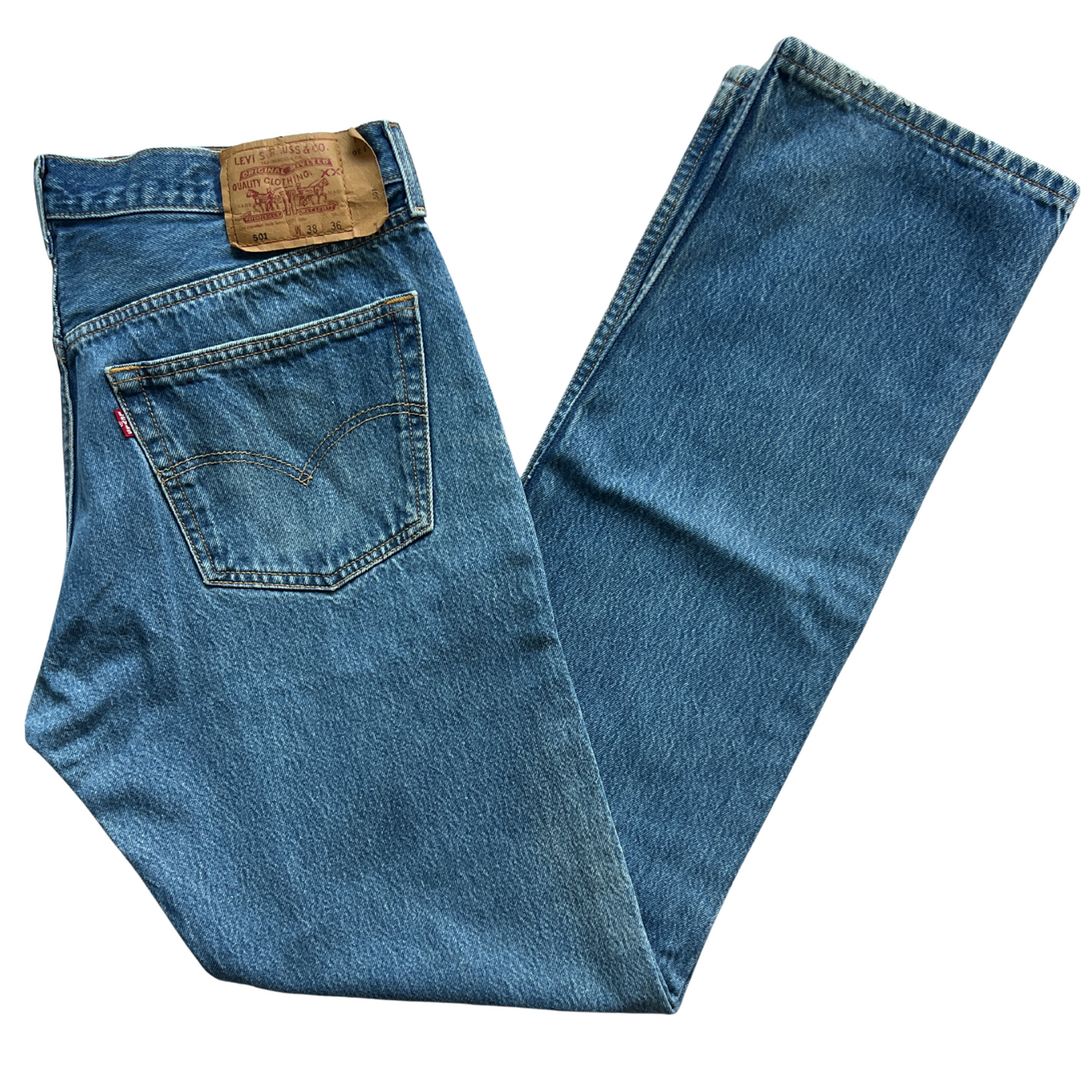 Jeans Levi's® 501® pour hommes Bleu foncé - Taille W38 L36