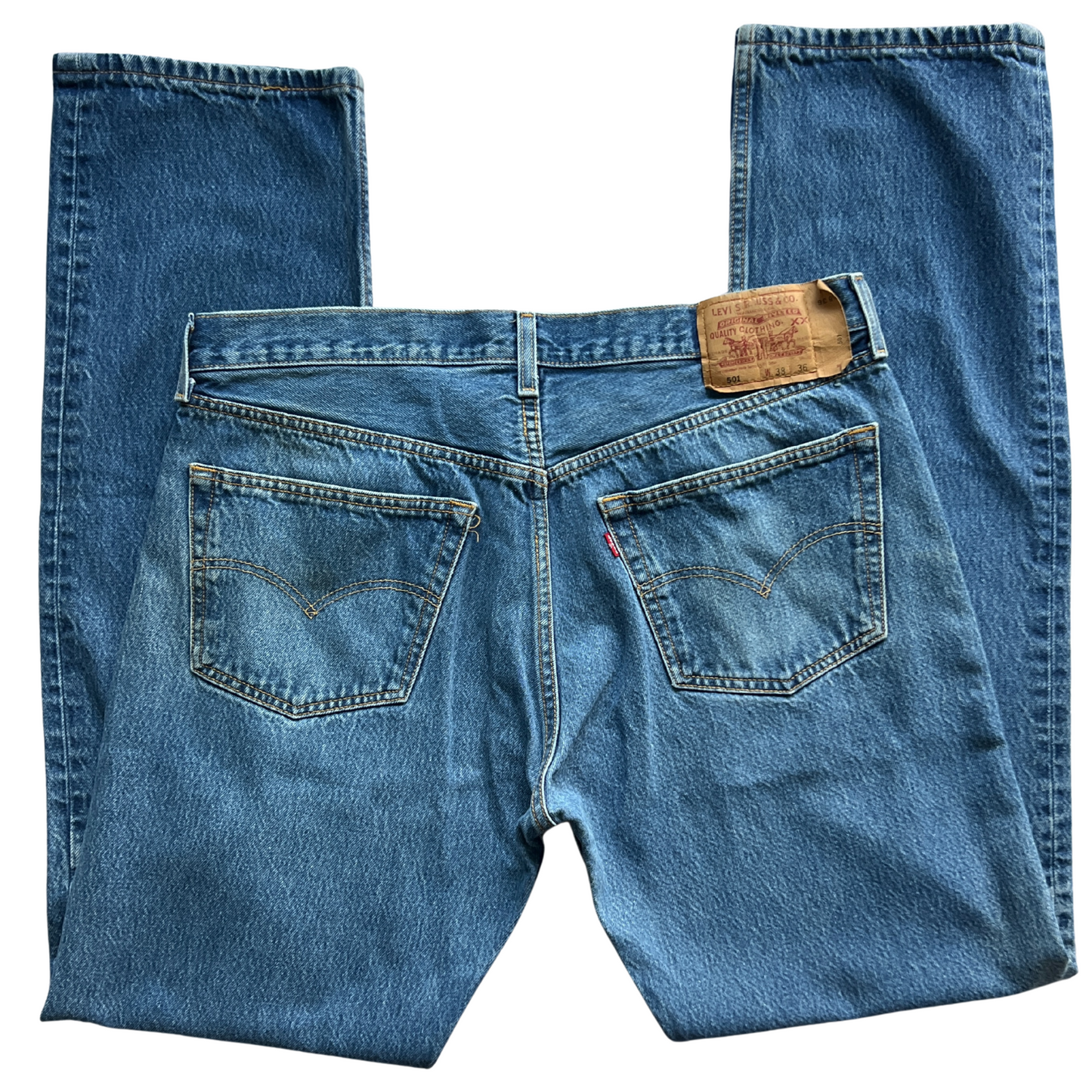 Jeans Levi's® 501® pour hommes Bleu foncé - Taille W38 L36