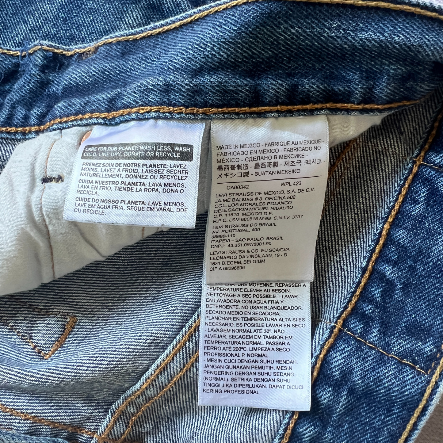 Jeans Levi's® 501® pour hommes Bleu foncé - taille W29 L32