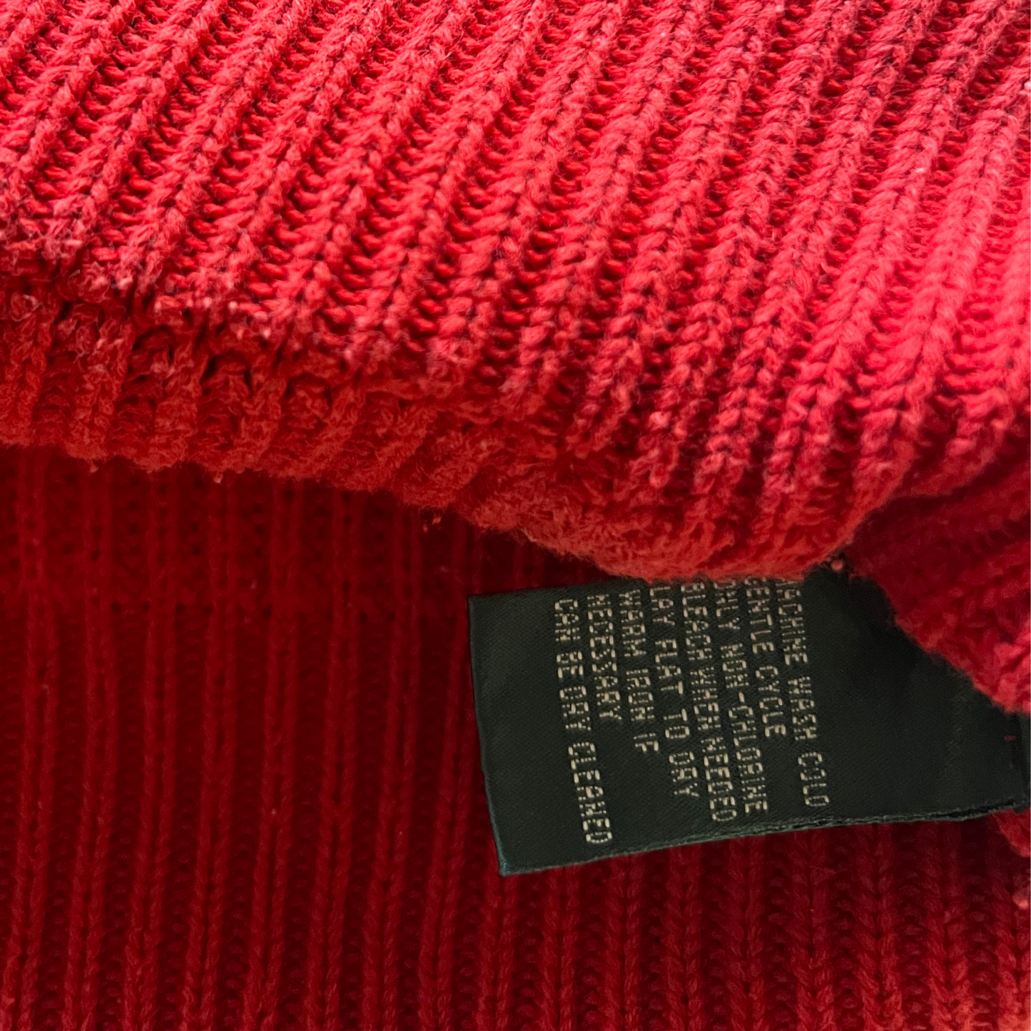 Pull Ralph Lauren boutonné rouge pour femmes - taille M