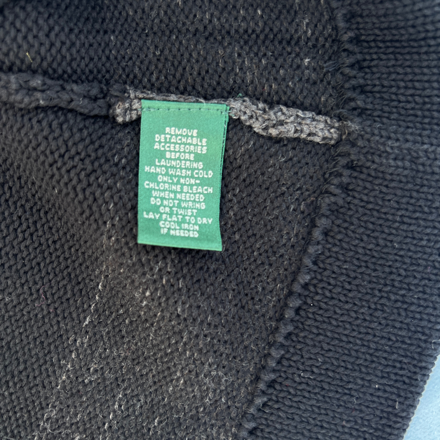 Cardigan Ralph Lauren sans manches noir rayé pour femmes - taille M