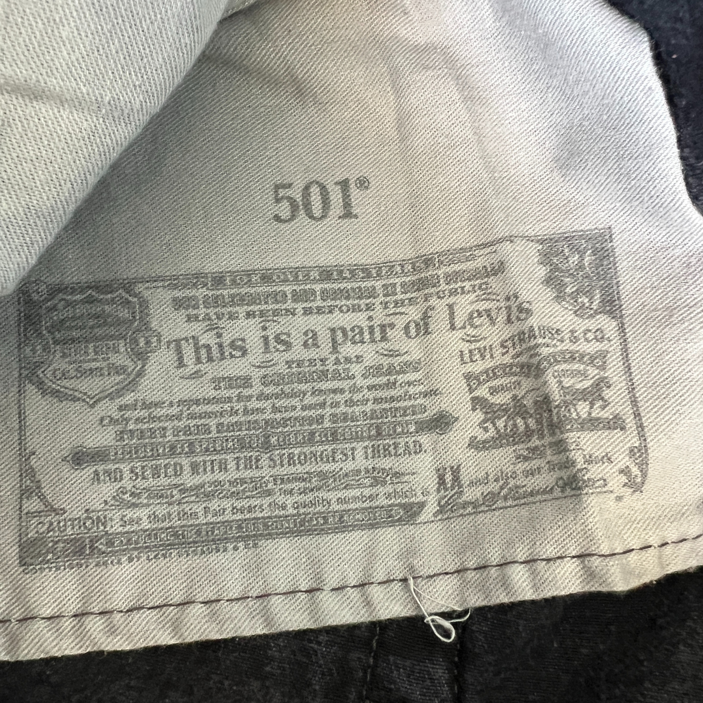 Jeans Levi's® 501® Noir pour hommes - Taille W38 L30