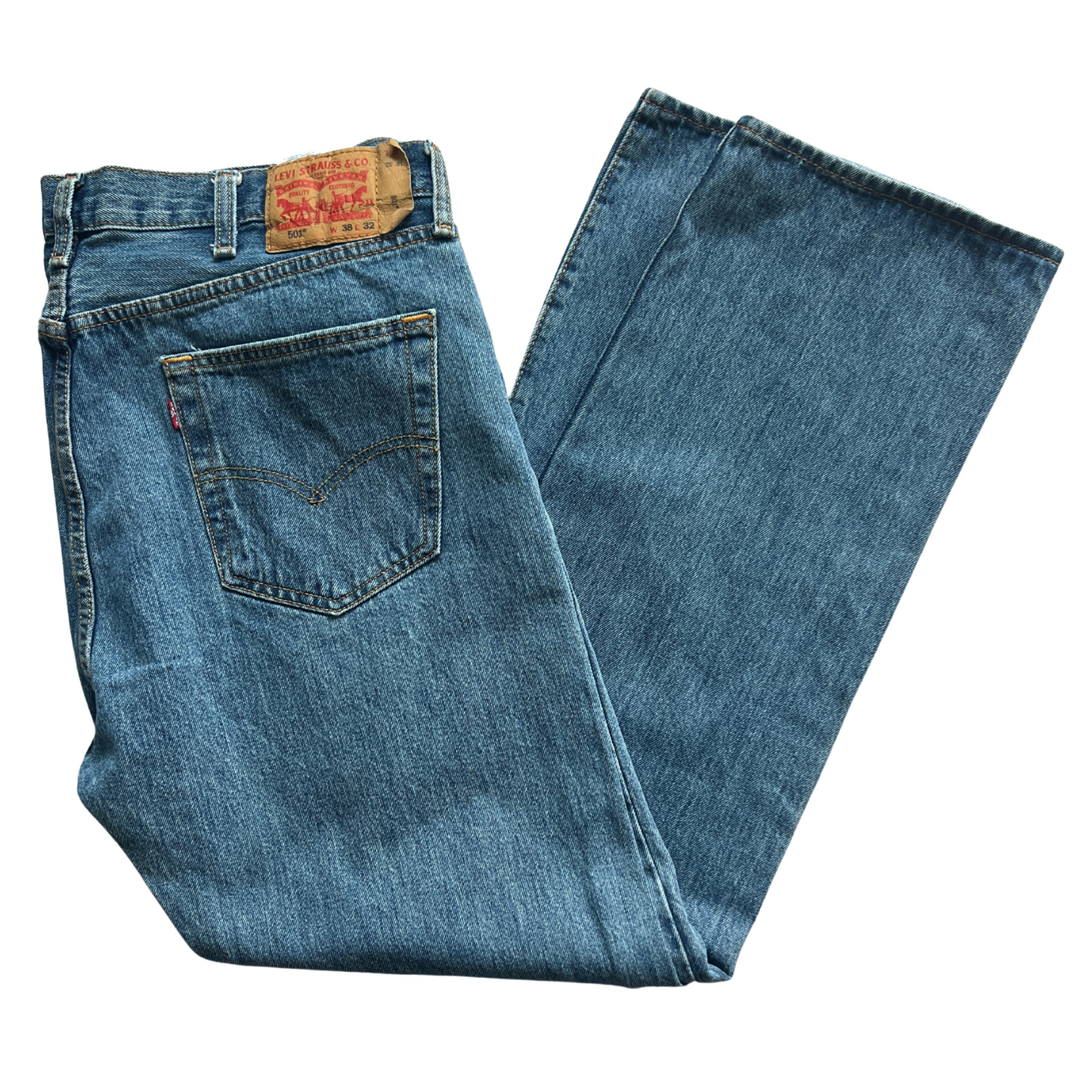 Jeans Levi's® 501® pour hommes Bleu foncé - taille W38 L32