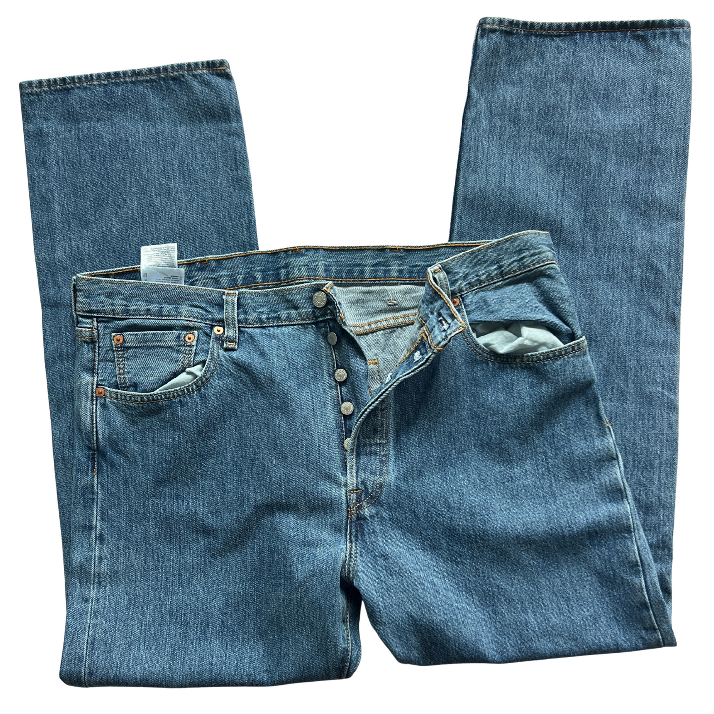 Jeans Levi's® 501® pour hommes Bleu foncé - taille W38 L32