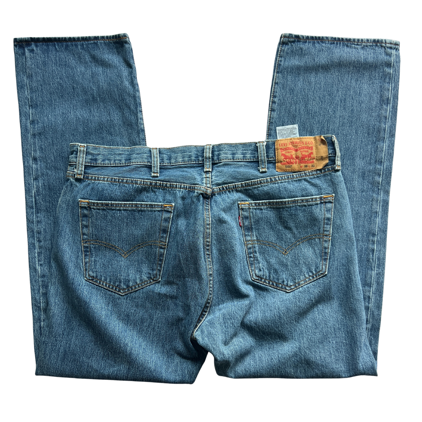 Jeans Levi's® 501® pour hommes Bleu foncé - taille W38 L32