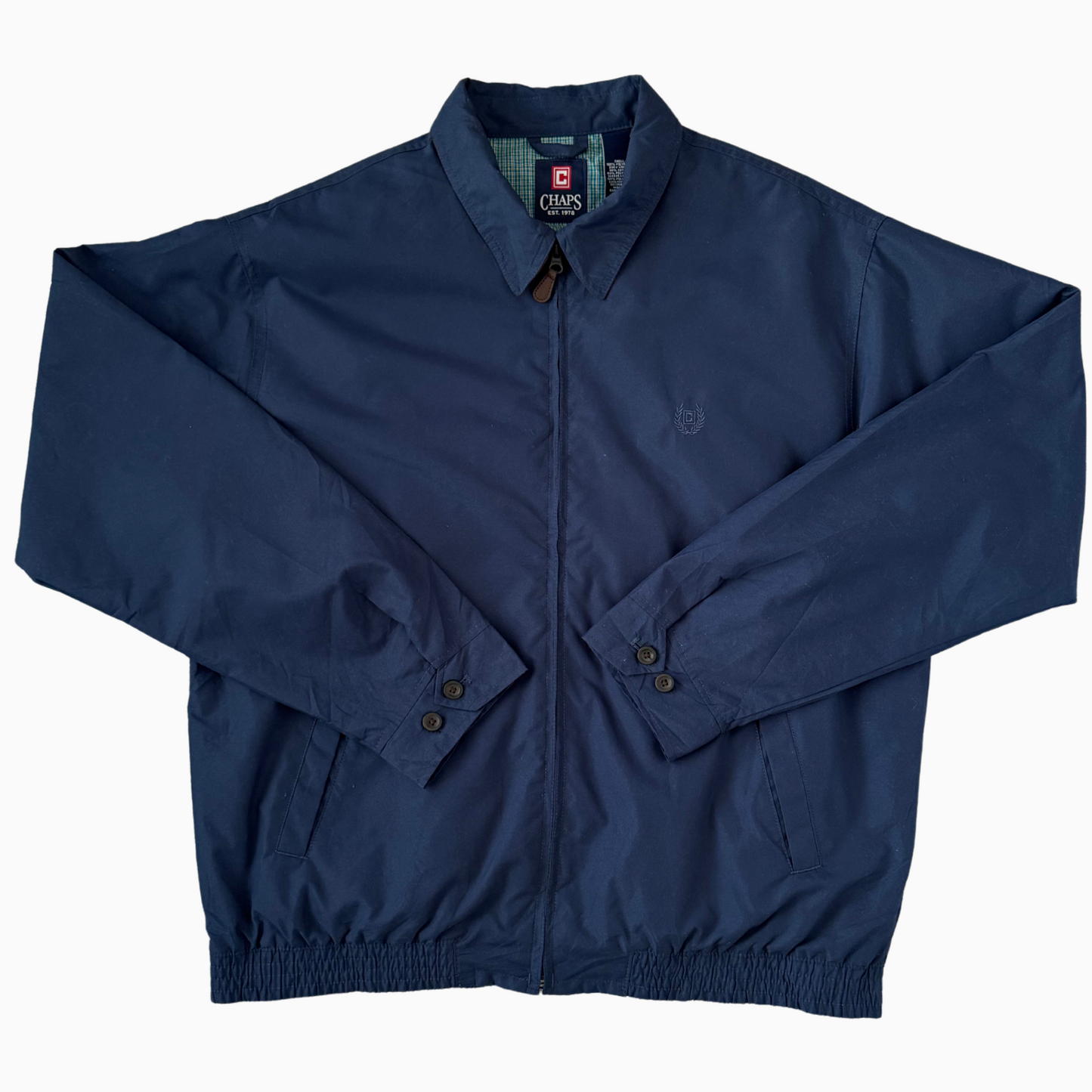 Veste bleu foncé Chaps pour hommes - taille L