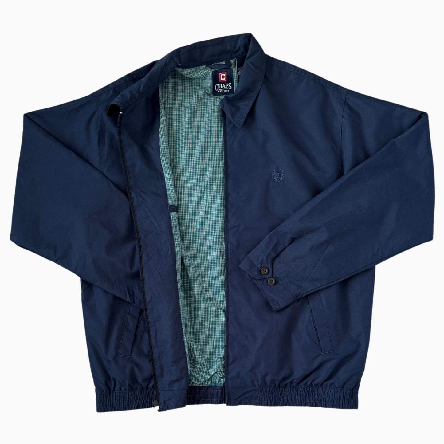 Veste bleu foncé Chaps pour hommes - taille L