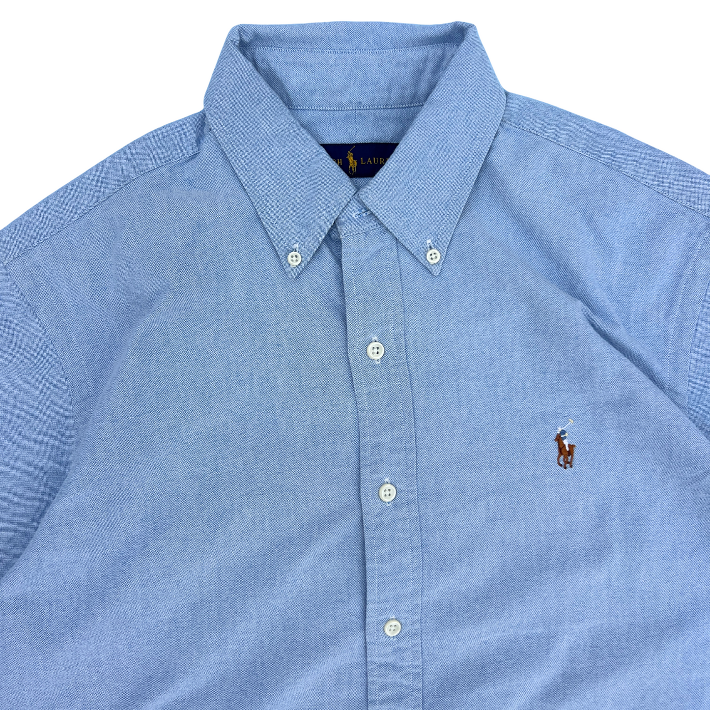 Chemise Ralph Lauren pour hommes 1/2 manche Bleu Clair - Taille M