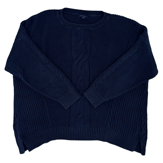 Pull Tommy Hilfiger bleu foncé pour femmes - Taille XXL