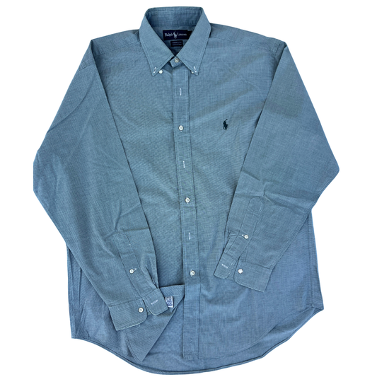 Chemise Ralph Lauren verte coupe regular pour hommes - Taille XL