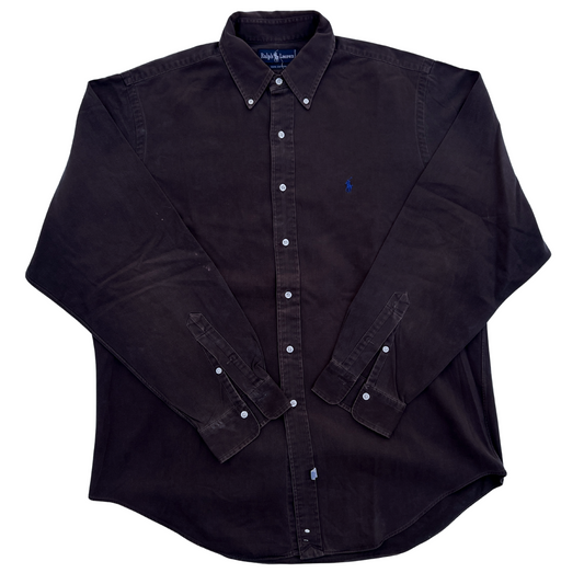 Chemise Ralph Lauren pour hommes Noir délavé - taille XL