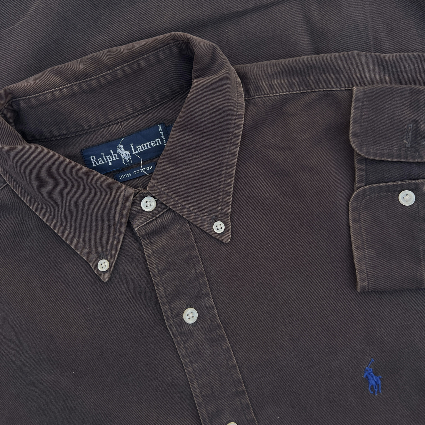 Chemise Ralph Lauren pour hommes Noir délavé - taille XL