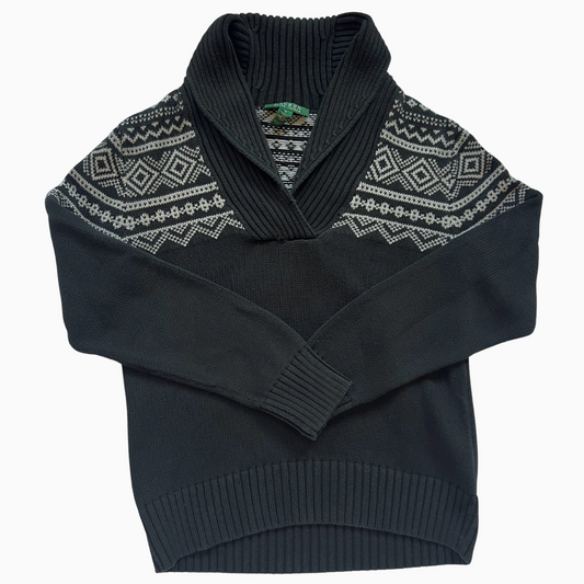 Pull Ralph Lauren col chale noir pour femmes - taille M