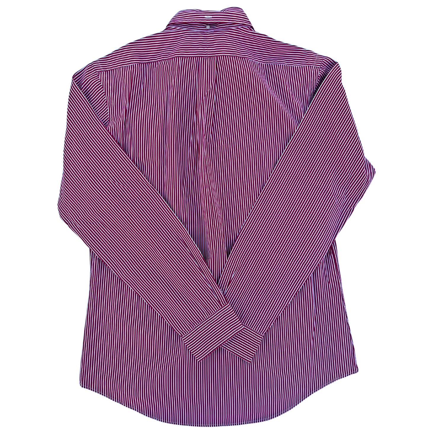 Chemise Ralph Lauren rayé en grenat custom fit pour hommes - taille M