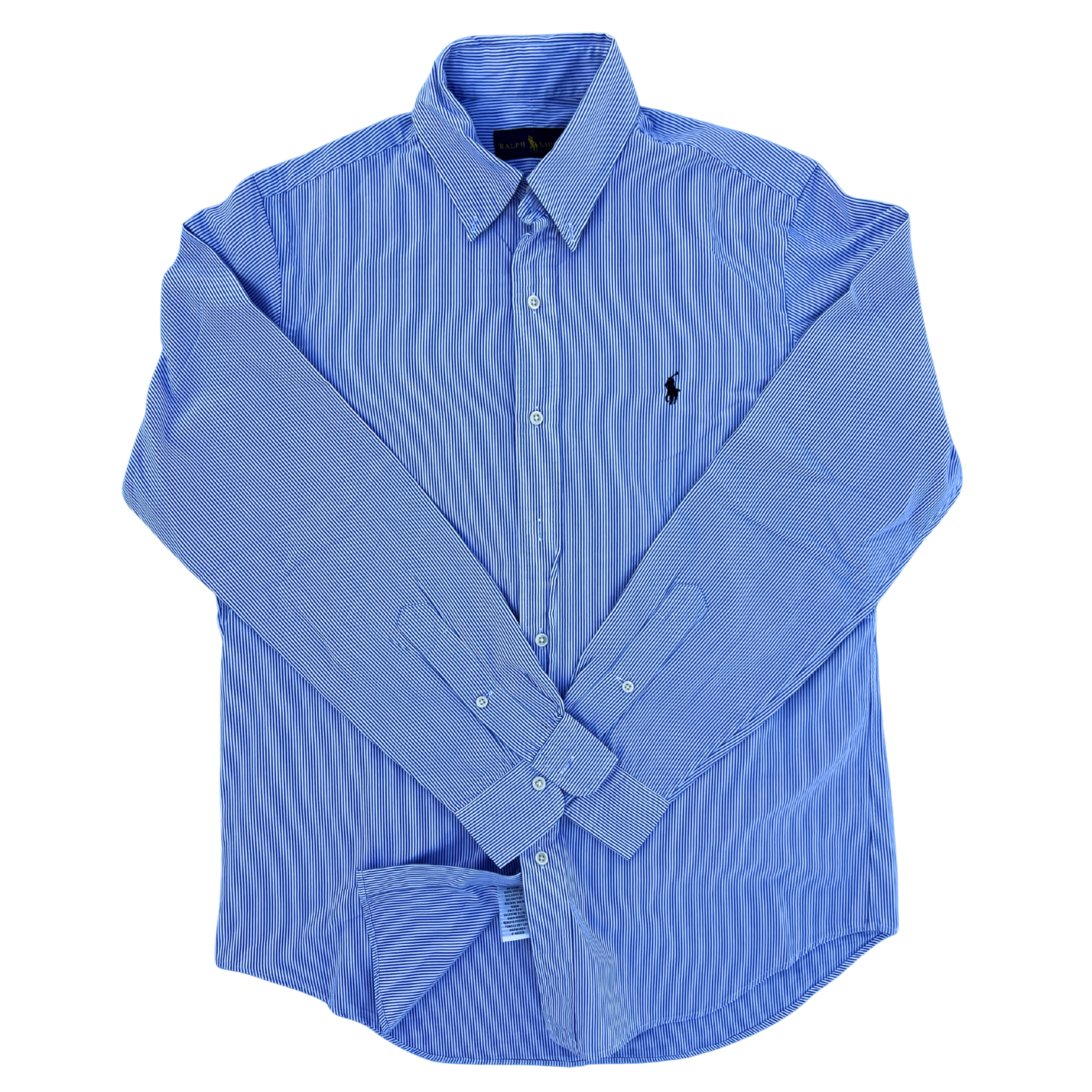 Chemise Ralph Lauren rayé en bleu coupe regular pour hommes - taille M