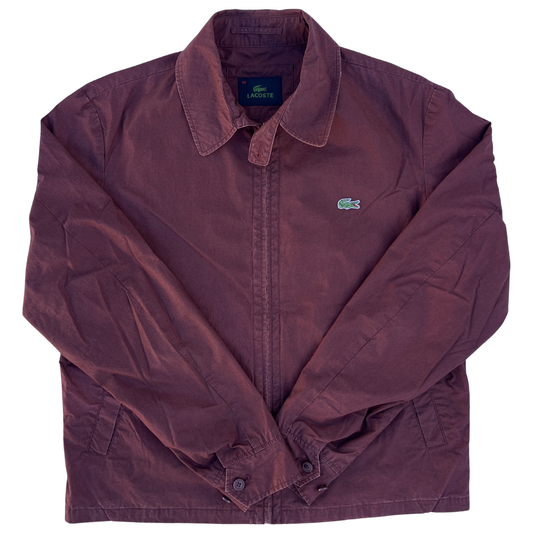 Rare & Vintage - Veste Lacoste grenat pour hommes – taille M