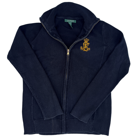 Pull Ralph Lauren logo brodé gold pour femmes - taille M/L