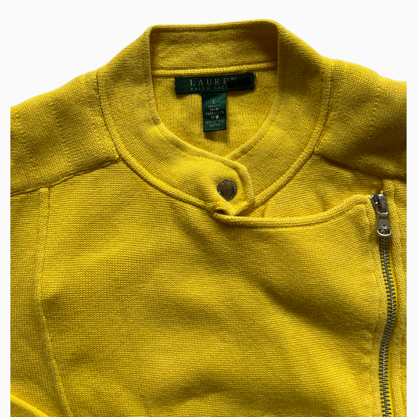 Veste Ralph Lauren jaune pour femmes - taille L