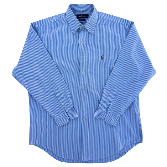 Rare & Vintage - Chemise Ralph Lauren rayé coupe regular pour hommes - tailles XXL