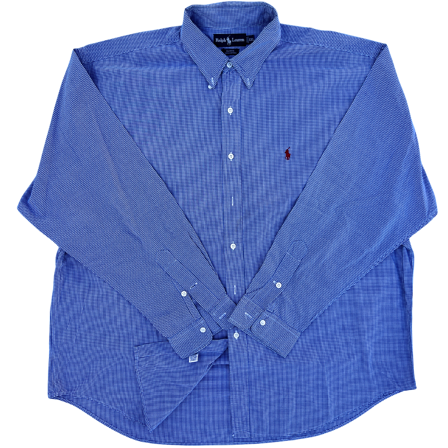 Chemise Ralph Lauren petits carreaux coupe regular pour hommes - taille XXL