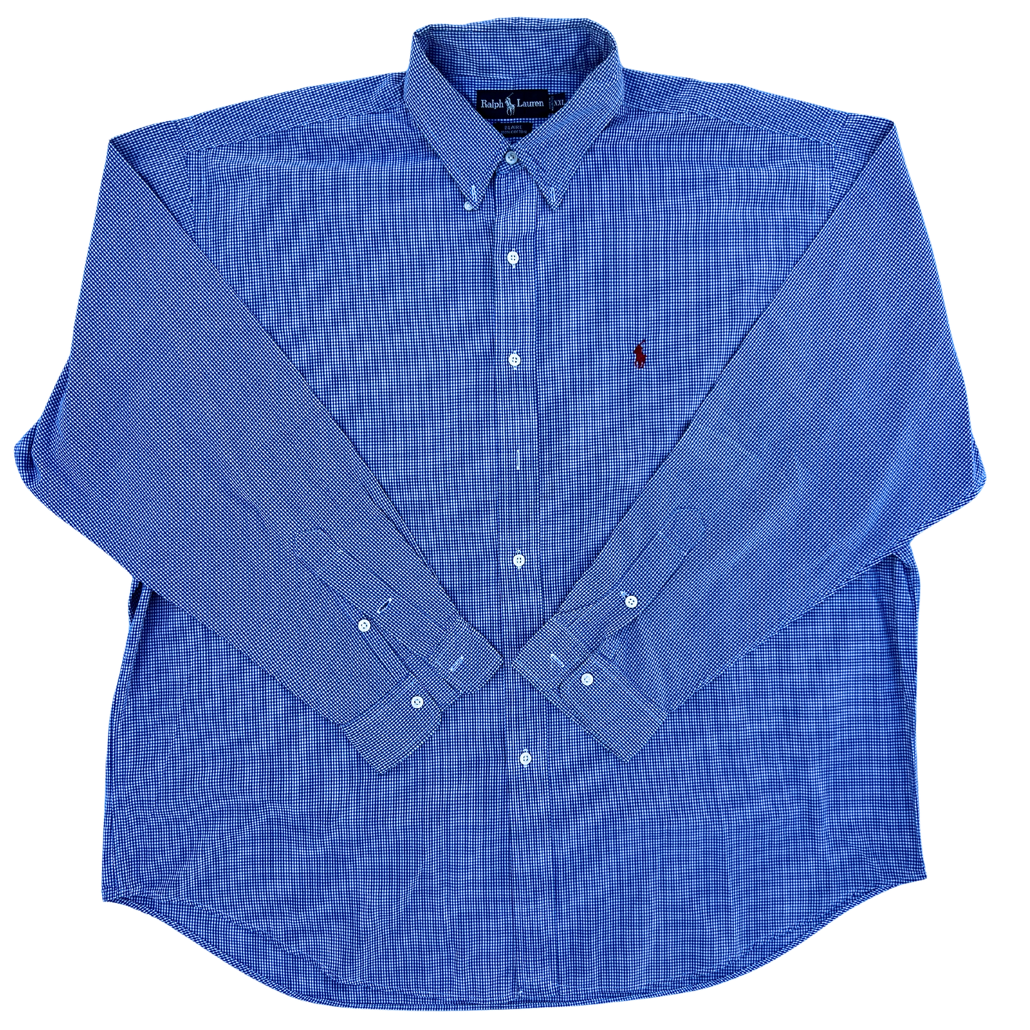 Chemise Ralph Lauren petits carreaux coupe regular pour hommes - taille XXL