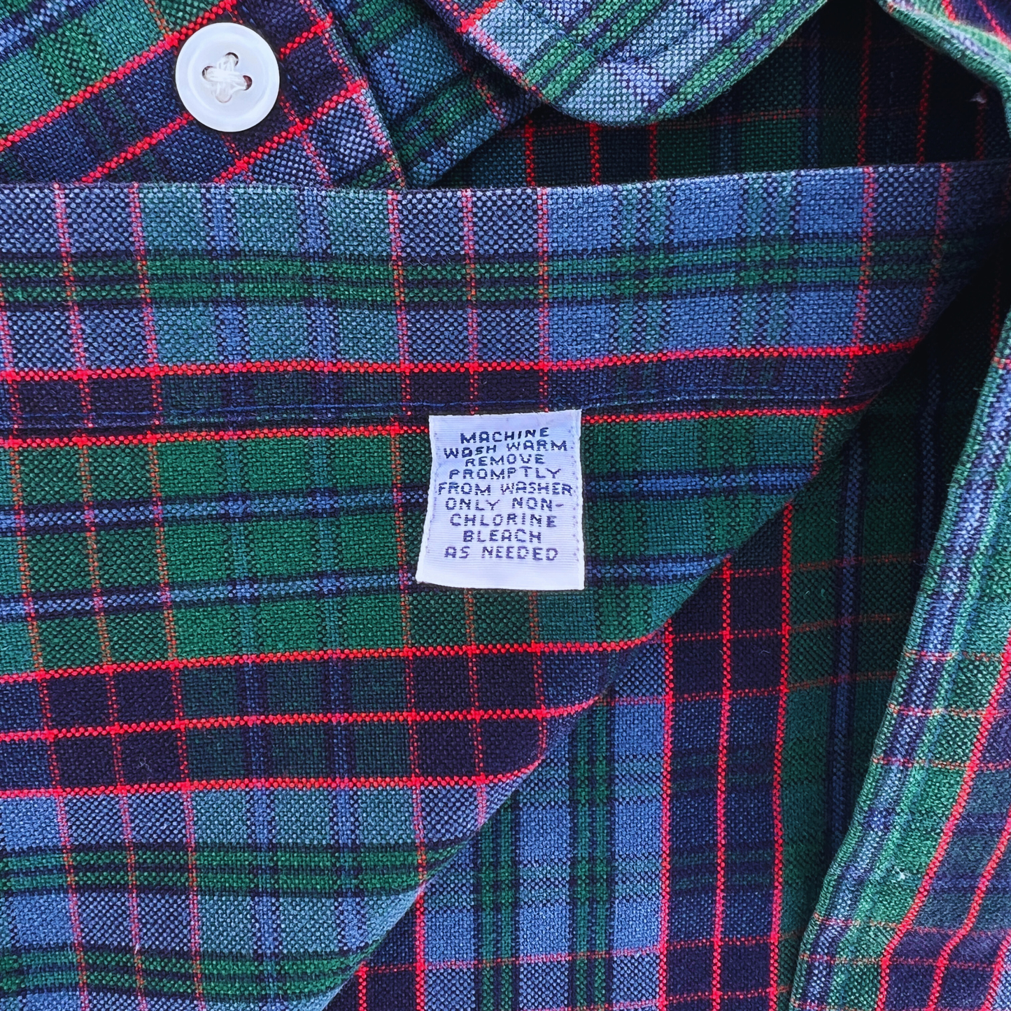 Rare & Vintage - Chemise Ralph Lauren carreaux coupe regular pour hommes - taille L