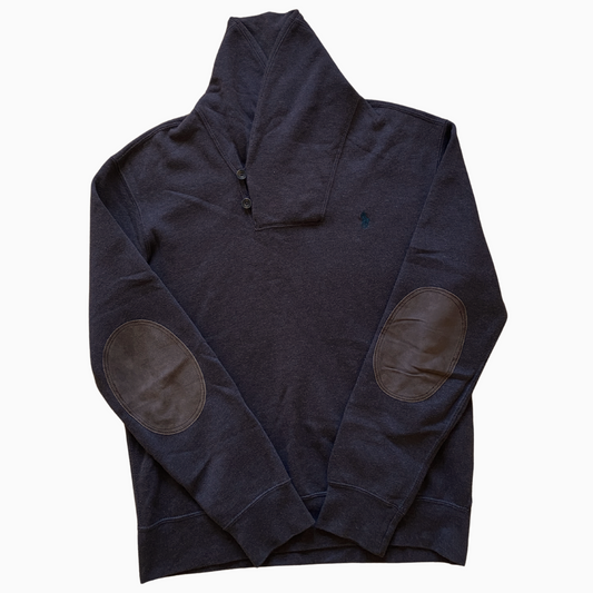 Pull Ralph Lauren col châle marron - pour hommes - taille M
