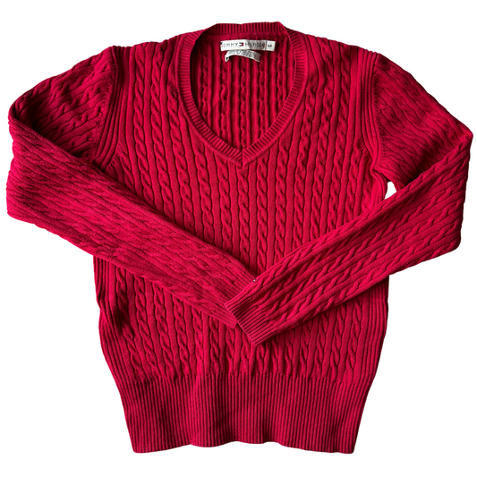 Pull knitwear Tommy Hilfiger Rouge - taille S
