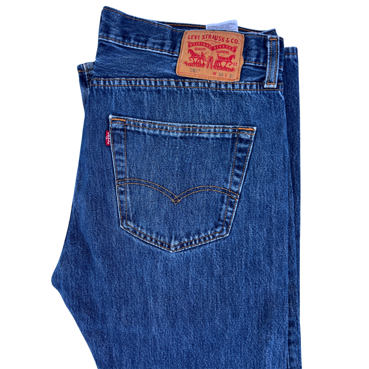 Jeans Levi's 501 bleu pour hommes - taille W36 L29