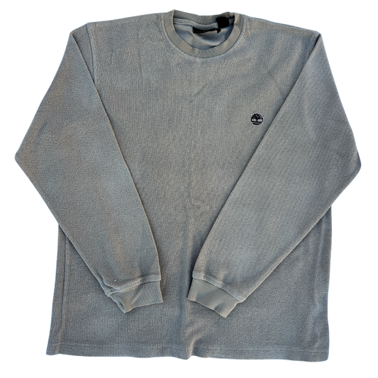 Pull Timberland col rond beige pour hommes - Taille M