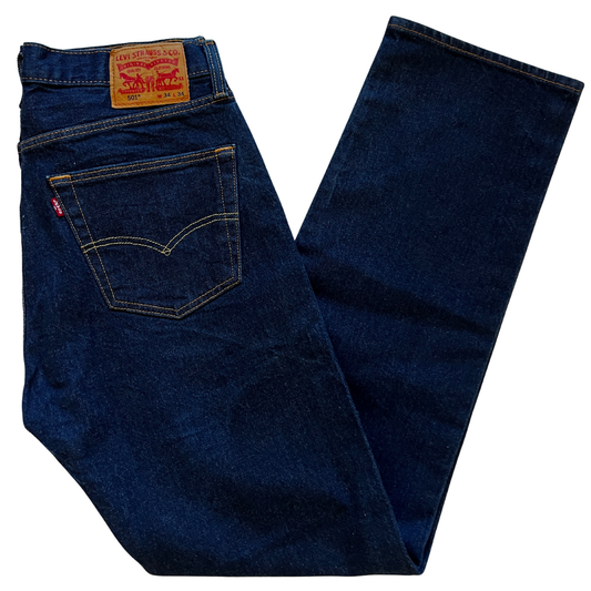 Jeans Levi's 501 bleu foncé pour homme – Taille W32 L32