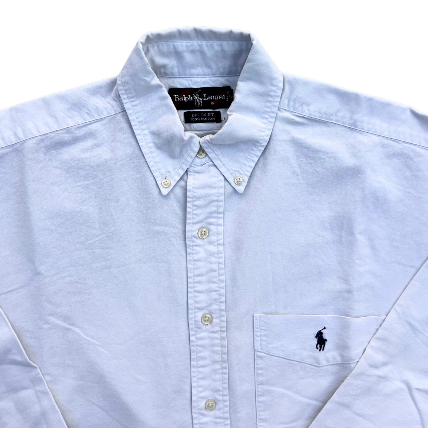 Chemise Ralph Lauren pour hommes Blanche - taille M oversize